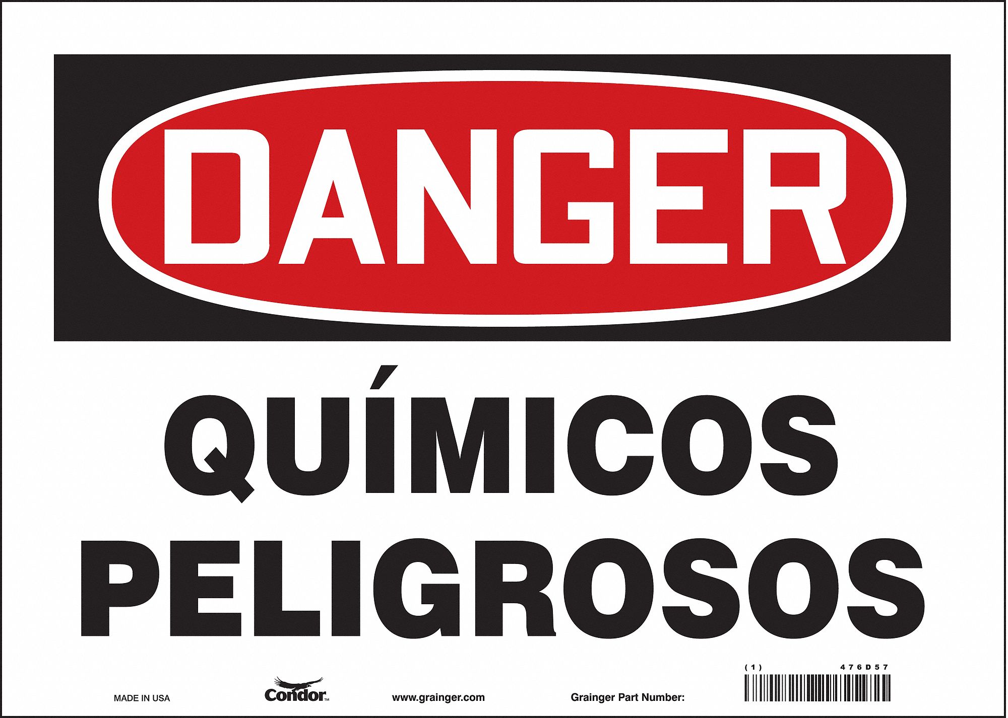 Safety Sign: Vinyl, Adhesive Sign Mounting, 10 in x 14 in Nominal Sign Size, Not Retroreflective