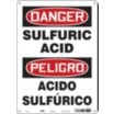 Danger/Peligro: Sulfuric Acid/Acido Sulfurico Signs
