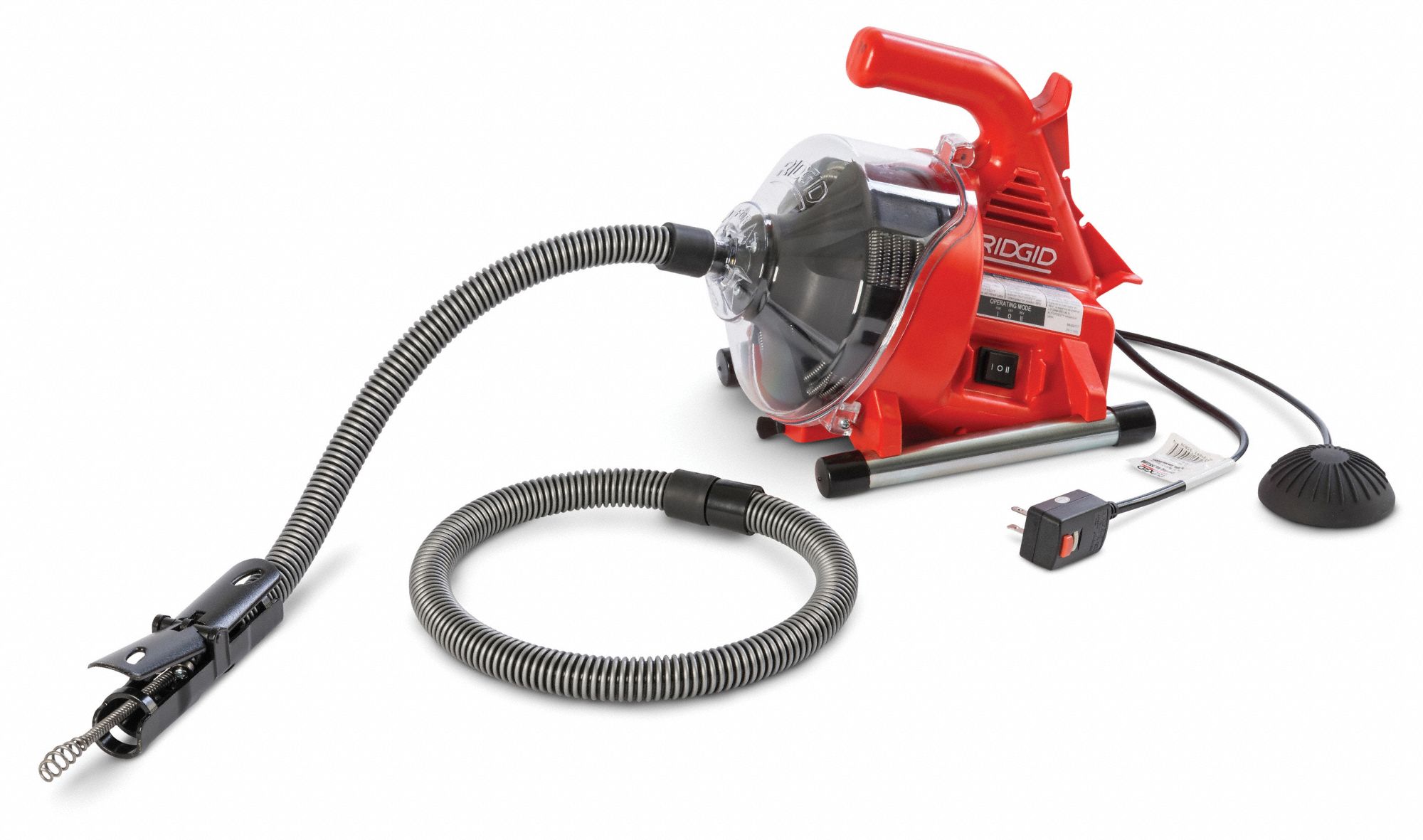 30 ft Ridgid Drain Cleaning Machine Run Corded Electric For Sink or Tub Max 