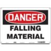 Danger: Falling Material Signs
