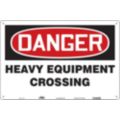 Construction Equipment Signs