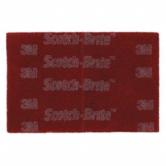 Scotch-Brite 7447B Pro Hand Pad, 6 x 9 No Perf