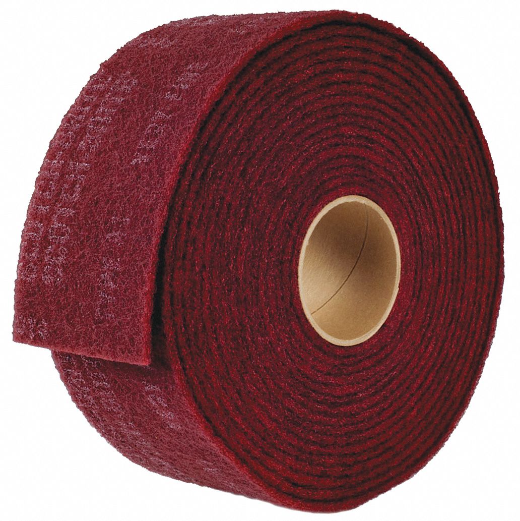 SCOTCHBRITE Sanding Hand Pad Roll, Aluminum Oxide, Continuous Roll