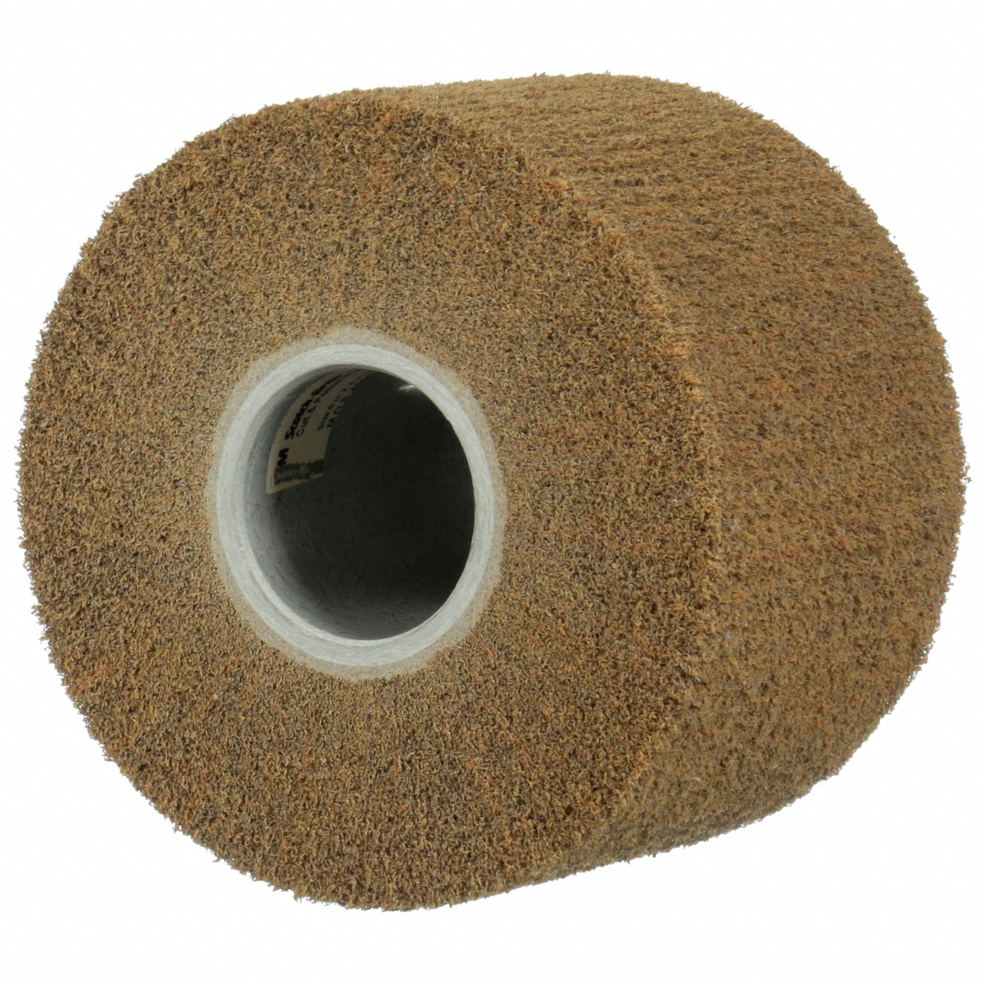 CUT AND POLISH FLAP BRUSH, 6 IN DIAMETER X 2 IN W, 2 IN ARBOUR, ALUMINUM OXIDE, MEDIUM, CP-FB