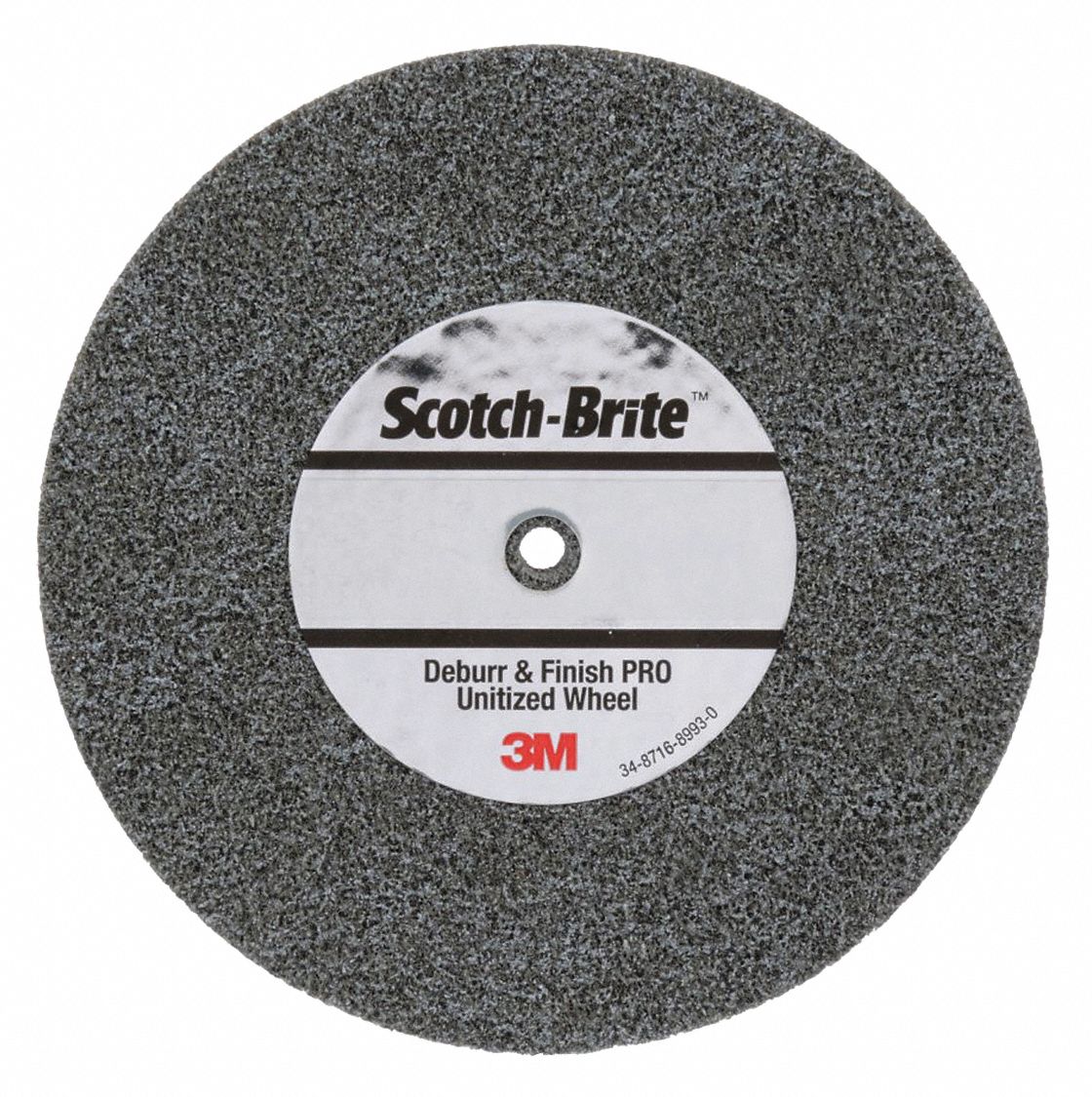 Unitized Wheel: 5 in Dia x 1/2 in W, 1/4 in Arbor Hole, Ceramic, Medium, Medium (6)