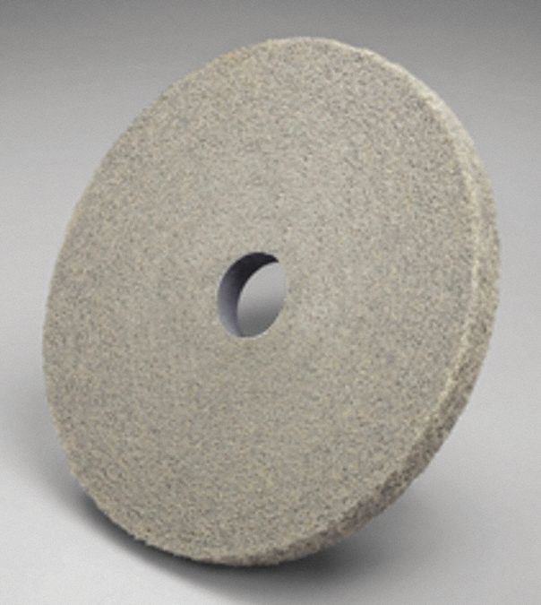 Convolute Wheel: 6 in Dia x 1/2 in W, 1 in Arbor, Silicon Carbide, Medium, Hard (8)