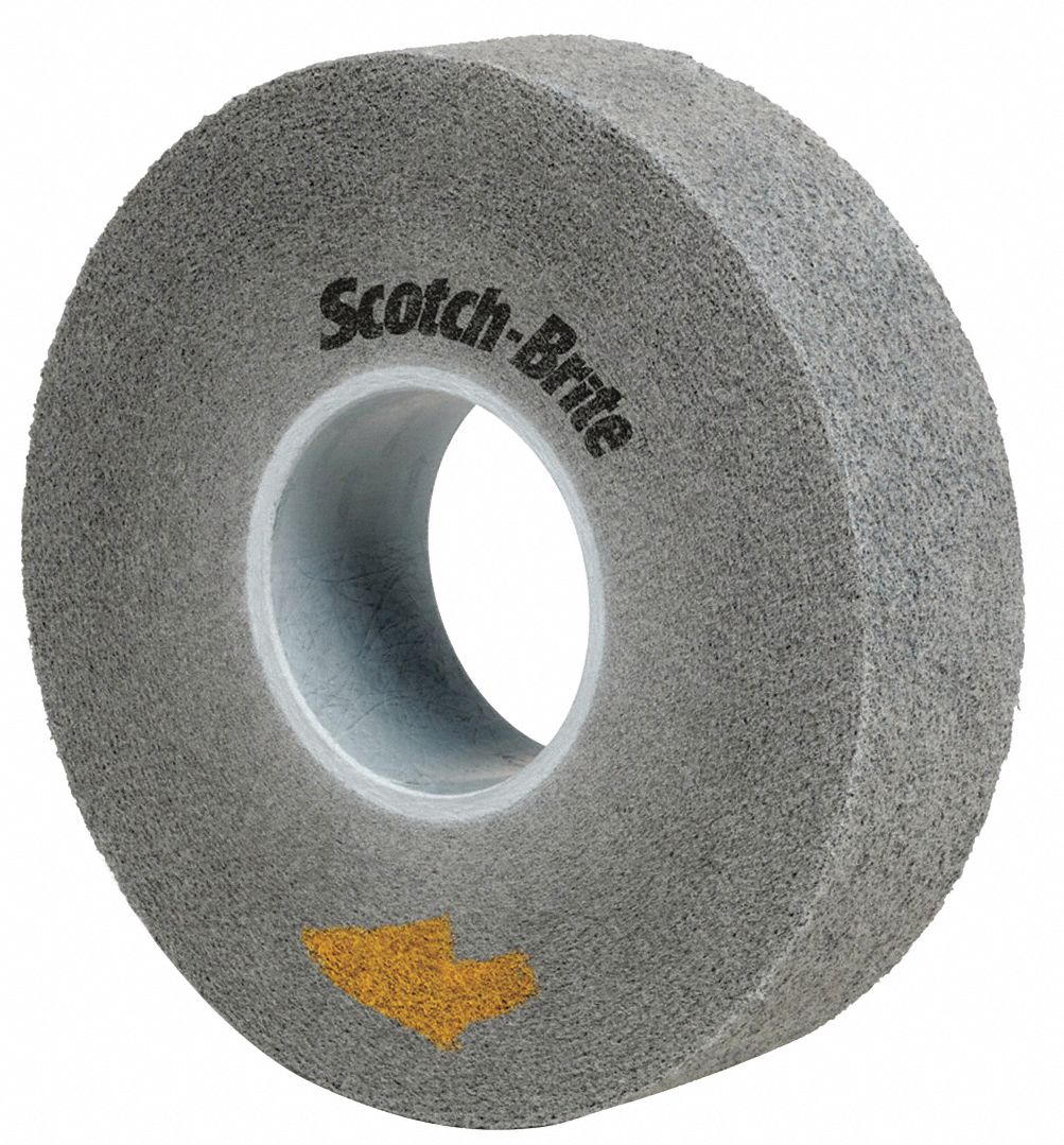 SCOTCHBRITE Convolute Wheel 2 in Wd, Silicon Carbide, 3 in Arbor Hole