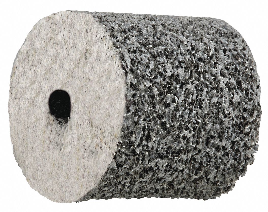 Unitized Wheel: 1 1/2 in Dia x 1/8 in W, 3/16 in Arbor Hole, Aluminum Oxide, Medium