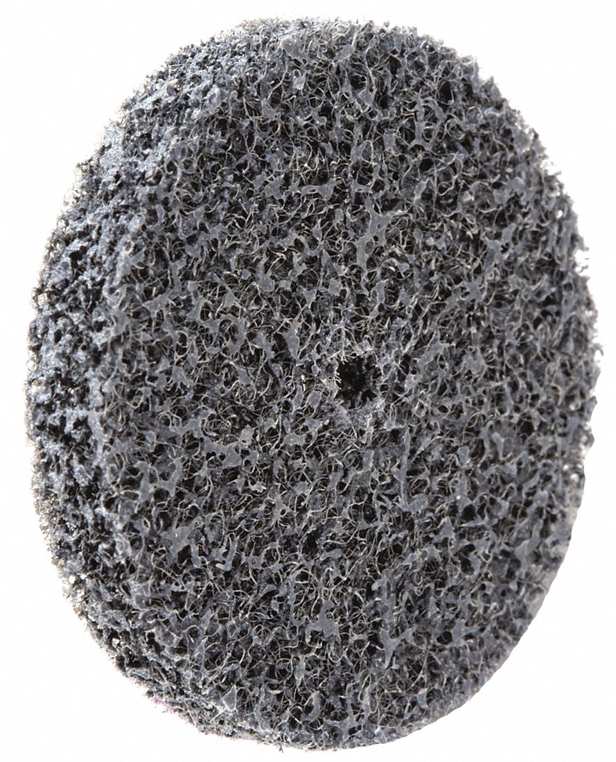 Unitized Wheel: 1 1/2 in Dia x 1/4 in W, 1/8 in Arbor Hole, Silicon Carbide, Fine, Soft