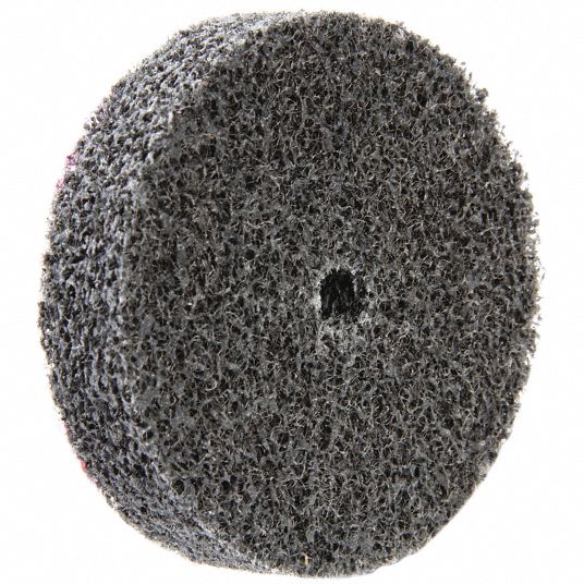 2 in Blending Unitized Wheel, 1/2 in W, 1/4 in Mounting Size, Fine ...