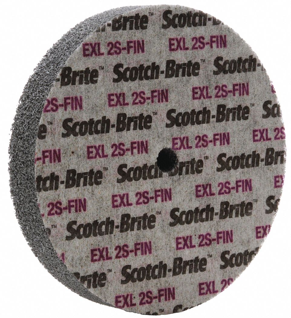 Unitized Wheel: 6 in Dia x 1 in W, 1/2 in Arbor Hole, Silicon Carbide, Fine, Soft (2)