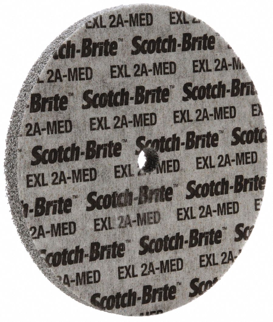 Unitized Wheel: 6 in Dia x 1/2 in W, 1/2 in Arbor Hole, Aluminum Oxide, Medium, XL-UW