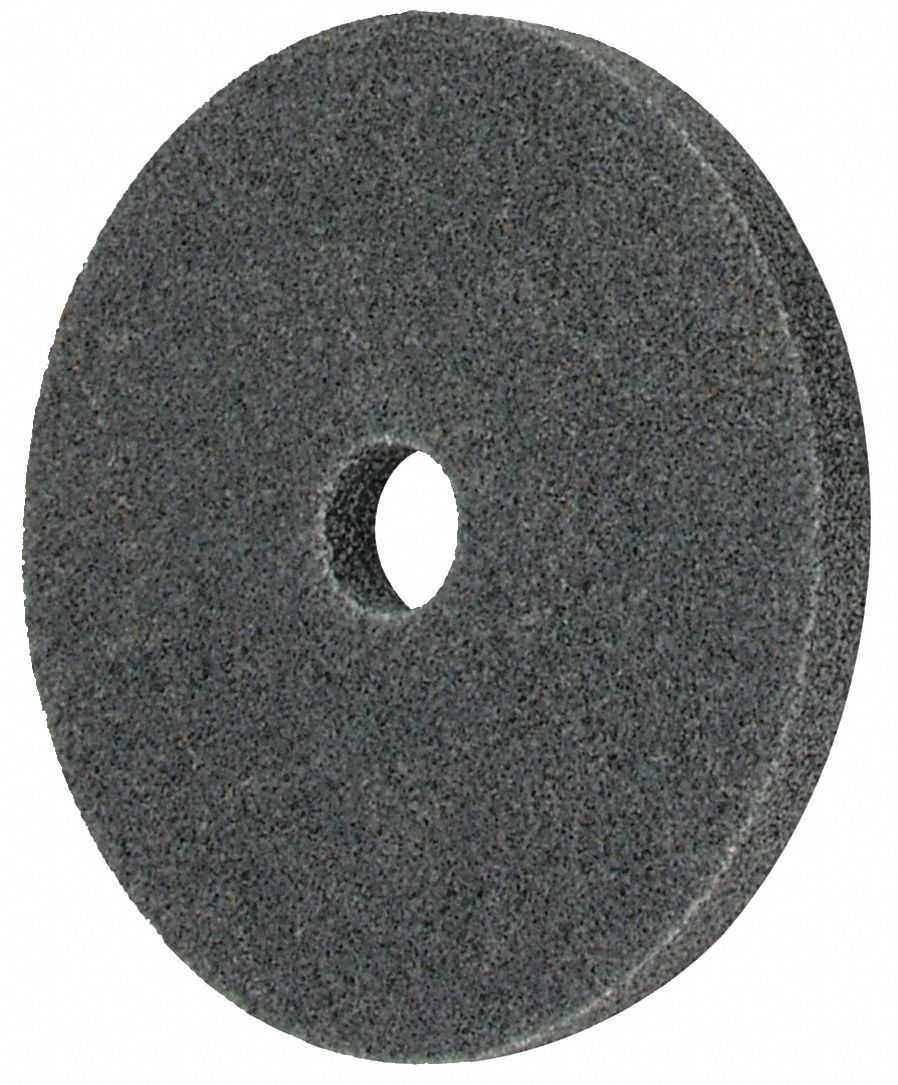 Unitized Wheel: 6 in Dia x 1/2 in W, 5/8 in Arbor Hole, Aluminum Oxide, Medium, XL-UW