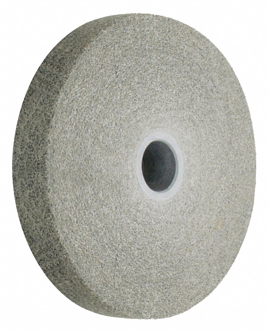 Unitized Wheel: 8 in Dia x 1 in W, 3/4 in Arbor Hole, Aluminum Oxide, Medium, Soft (2)