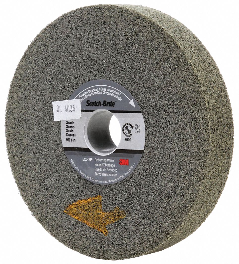 SCOTCHBRITE, Blending, 6 in Dia, Convolute Wheel 476X197000121100