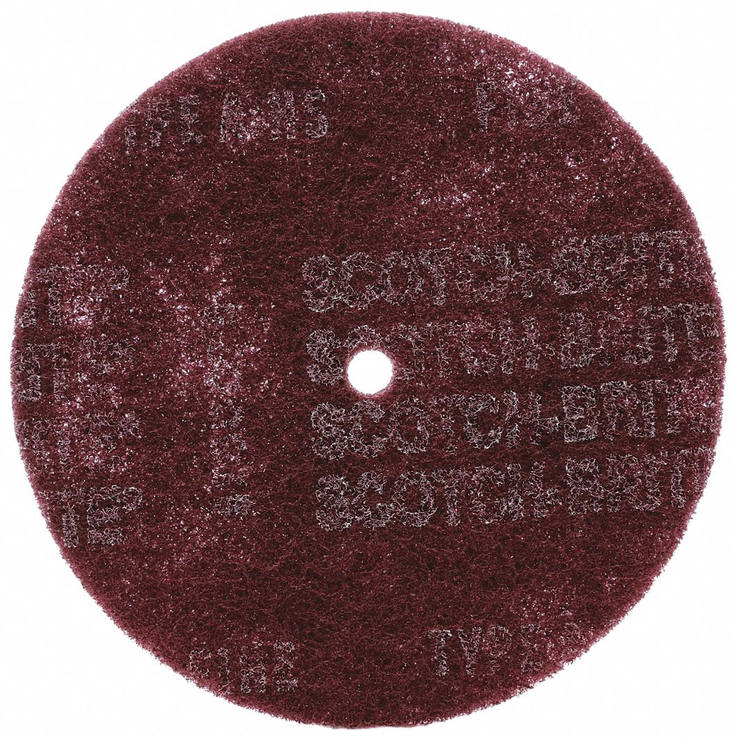 High Strength Disc: 8 in x 1/2 in, Aluminum Oxide, Fine, HS-DC, 1/2 in Unthreaded Hole
