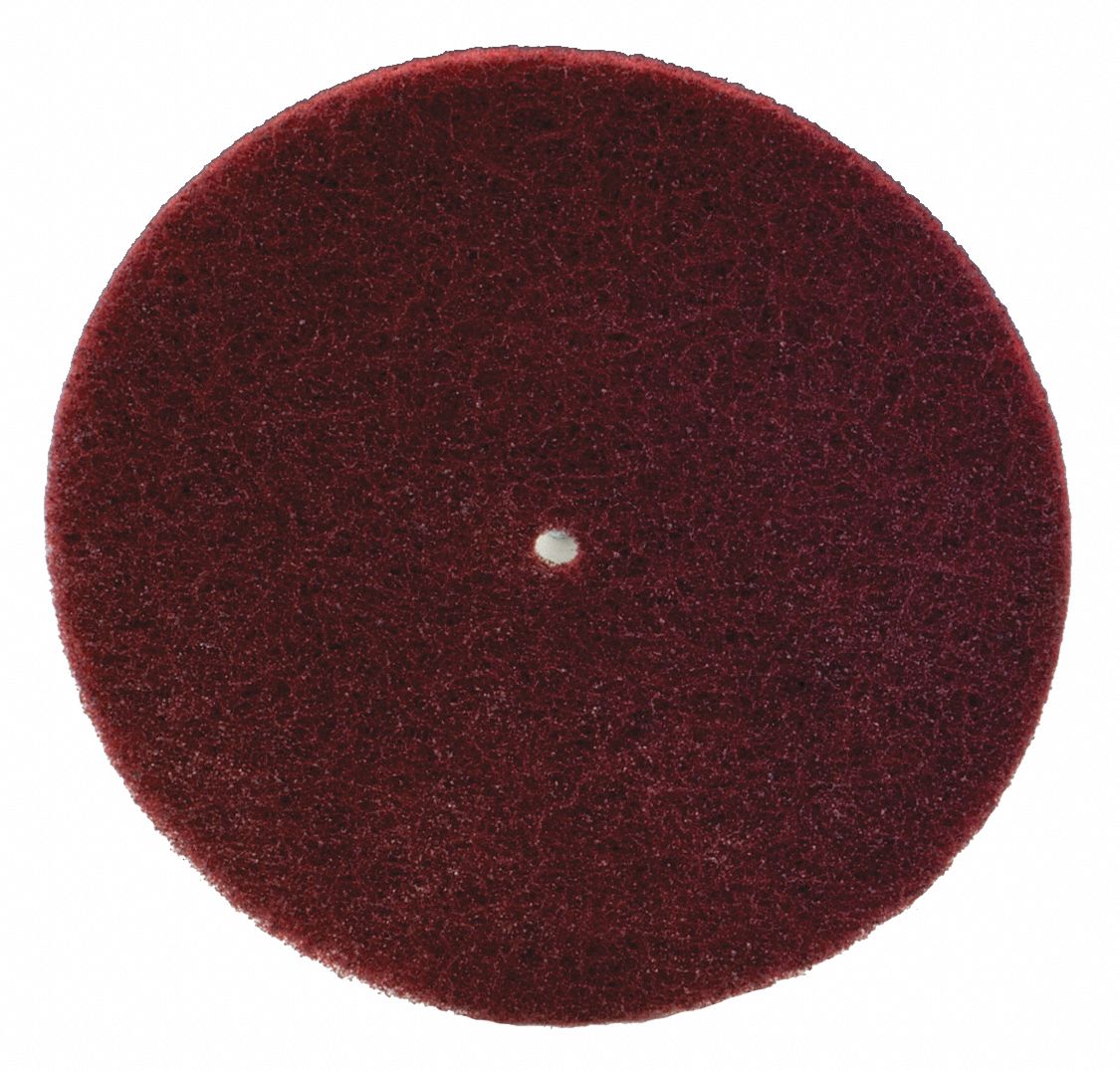 SCOTCHBRITE Aluminum Oxide, Fiber Disc, NonWoven, 6 in Disc Diameter