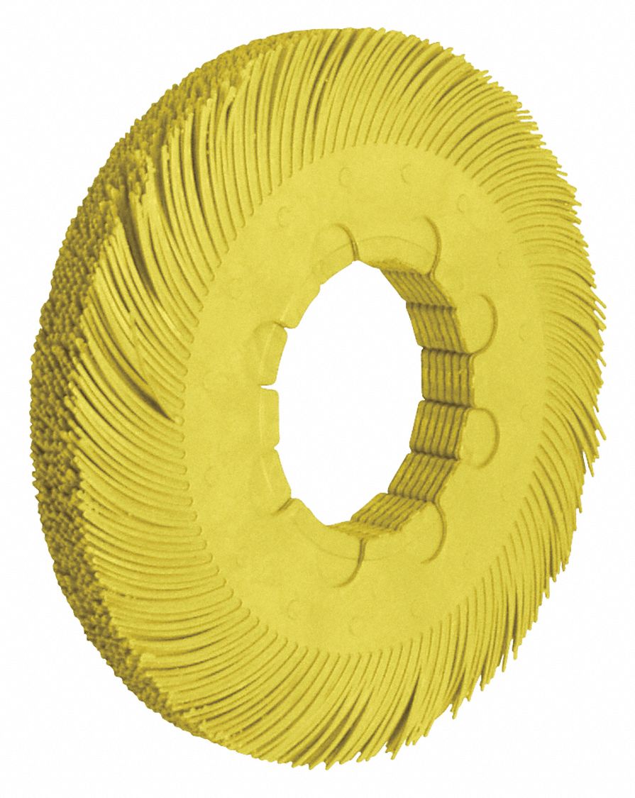 SCOTCHBRITE, Type S, 8 in Dia x 1 in Wd, Replacement Radial Bristle