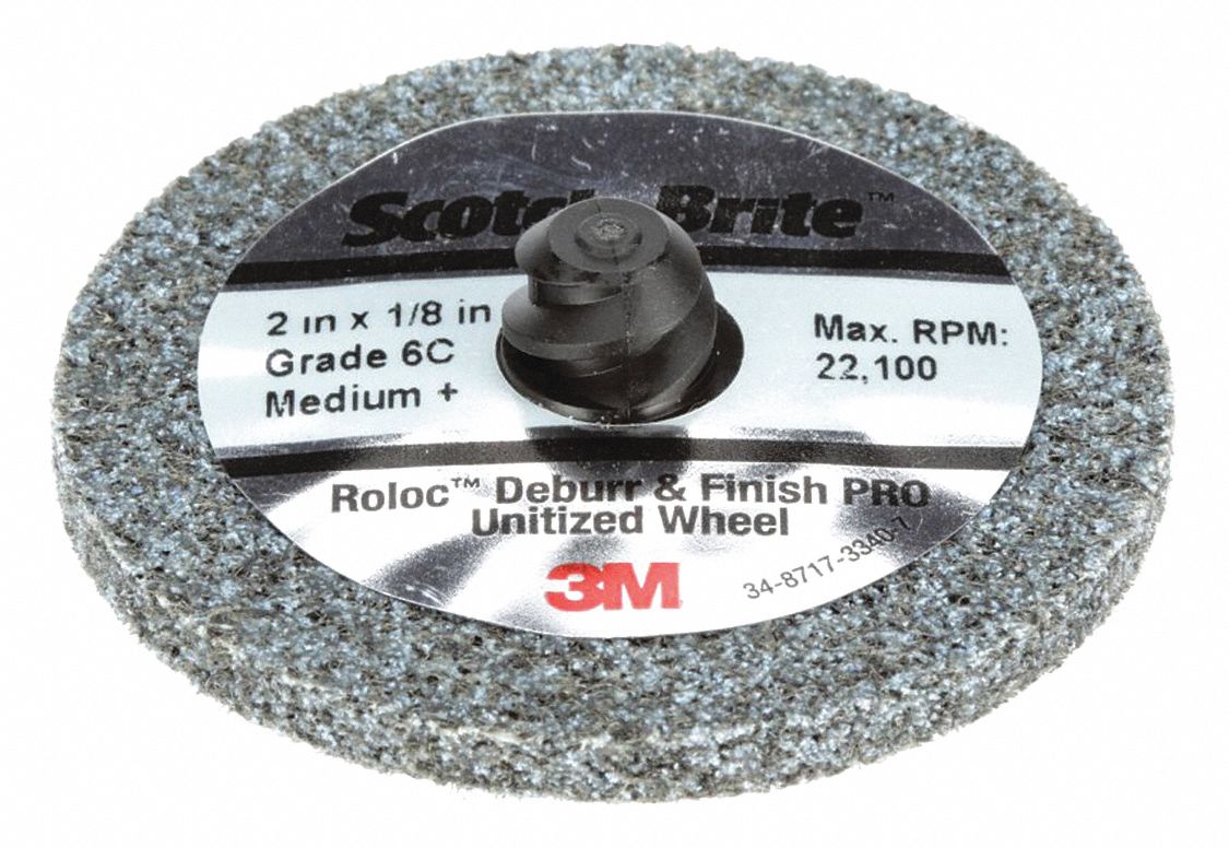 UNITIZED WHEEL,GREY,2 IN DIA.,PK15