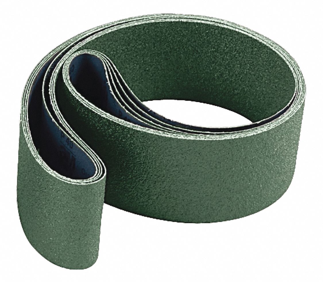 Surface-Conditioning Belt: 3 1/2 in W x 15 1/2 in L, Aluminum Oxide, Fine, SE-BS