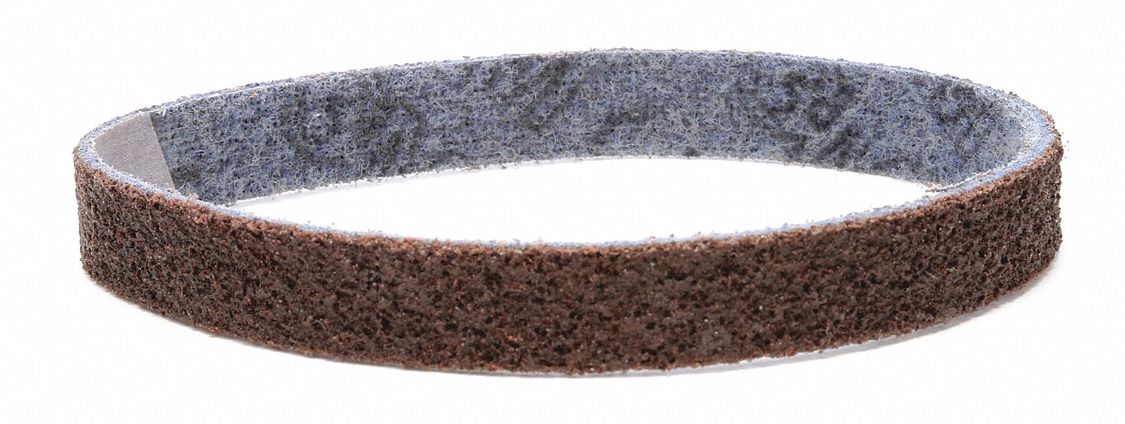 Surface-Conditioning Belt: 3/4 in W x 18 in L, Aluminum Oxide, Coarse, Scrim Backing