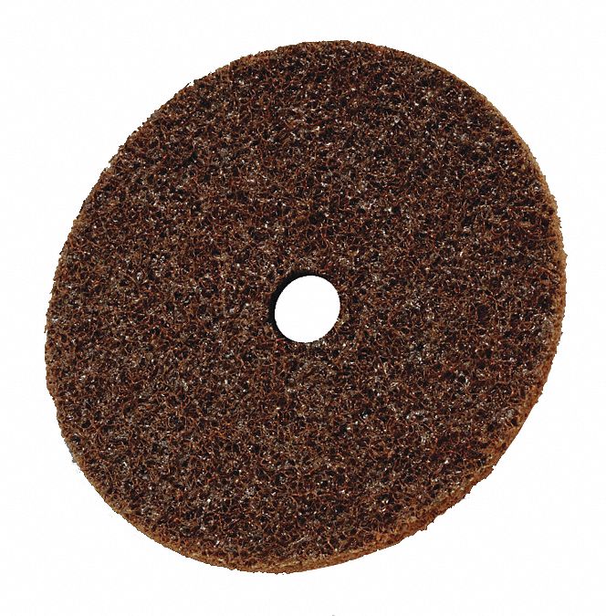 Hook-and-Loop Surface Conditioning Disc: 7 in x 7/8 in, Aluminum Oxide, Coarse, SC-DH