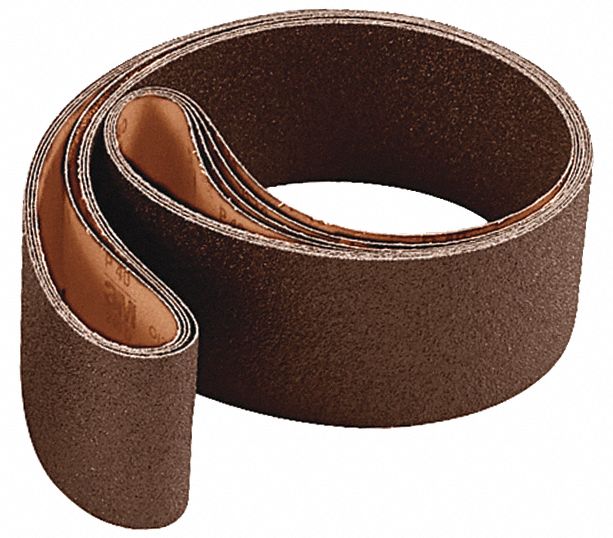 Sanding Belt, 3" Wx132" L, Aluminum Oxide
