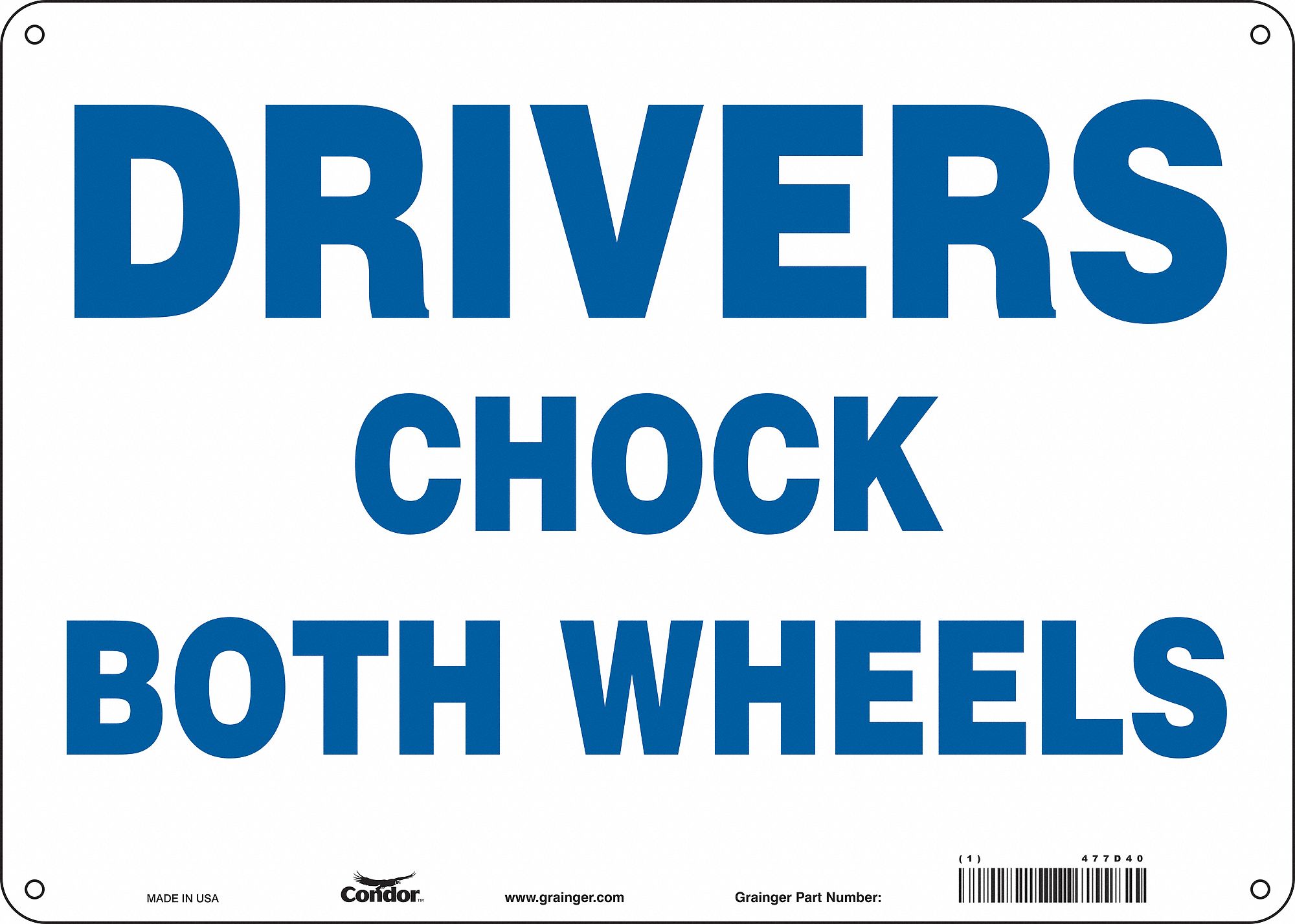 Safety Sign: Vinyl, Adhesive Sign Mounting, 10 in x 14 in Nominal Sign Size, Not Retroreflective