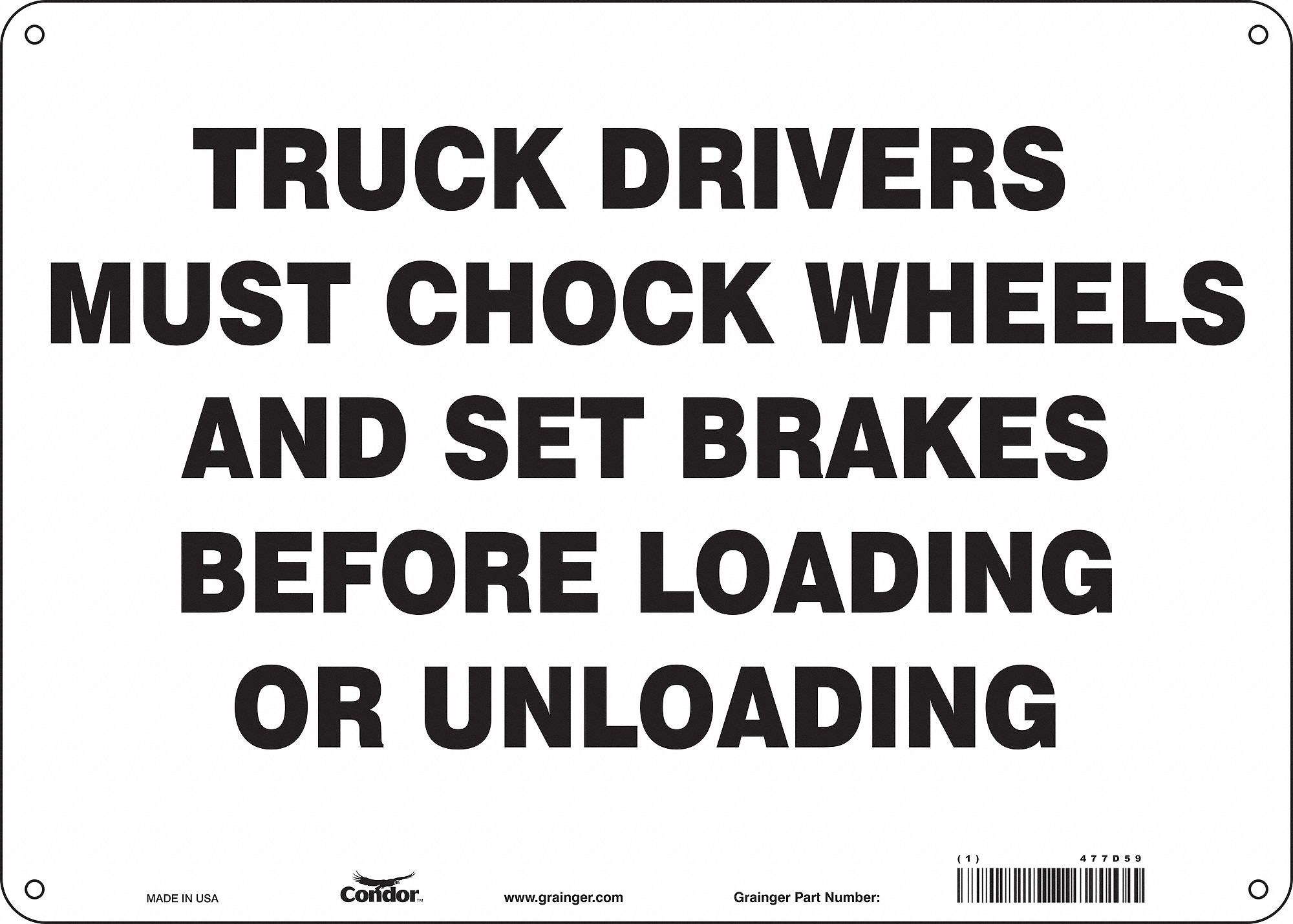 Safety Sign: Vinyl, Adhesive Sign Mounting, 10 in x 14 in Nominal Sign Size, Not Retroreflective