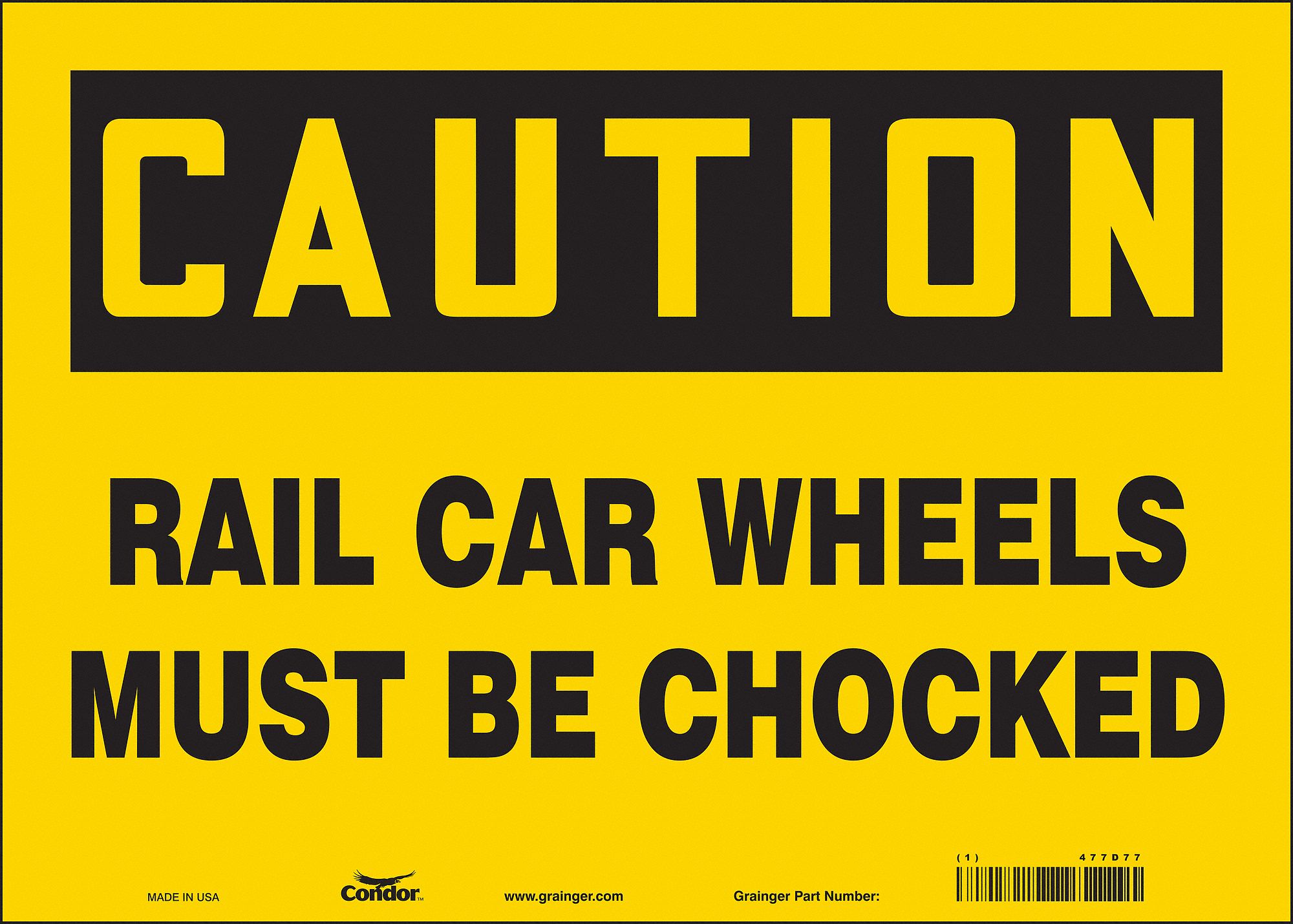 Safety Sign: Vinyl, Adhesive Sign Mounting, 10 in x 14 in Nominal Sign Size, Not Retroreflective