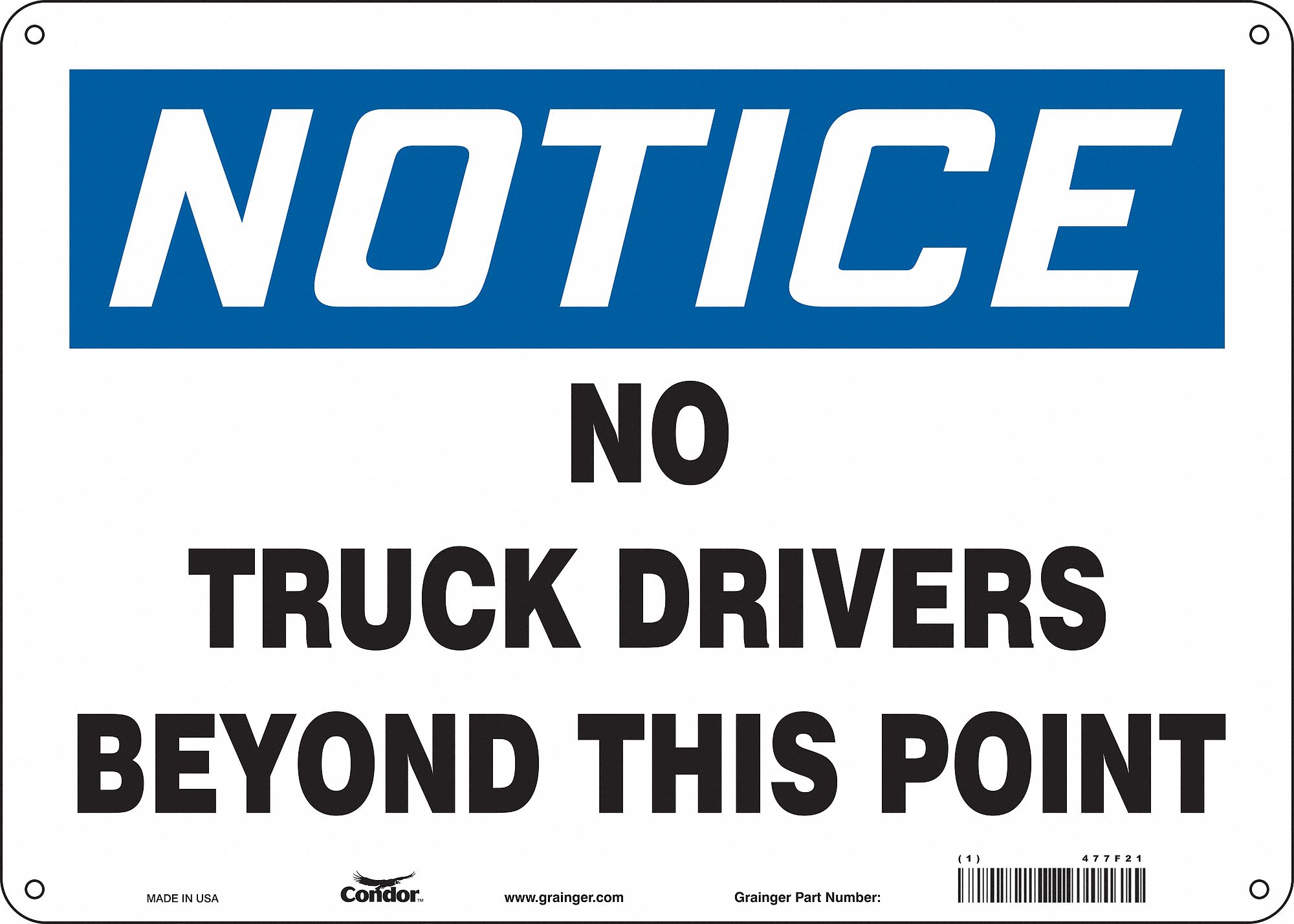 Safety Sign: Vinyl, Adhesive Sign Mounting, 10 in x 14 in Nominal Sign Size, Not Retroreflective