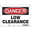 Danger: Low Clearance Signs image