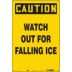 Caution: Watch Out For Falling Ice Signs