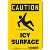 Caution: Icy Surface Signs image