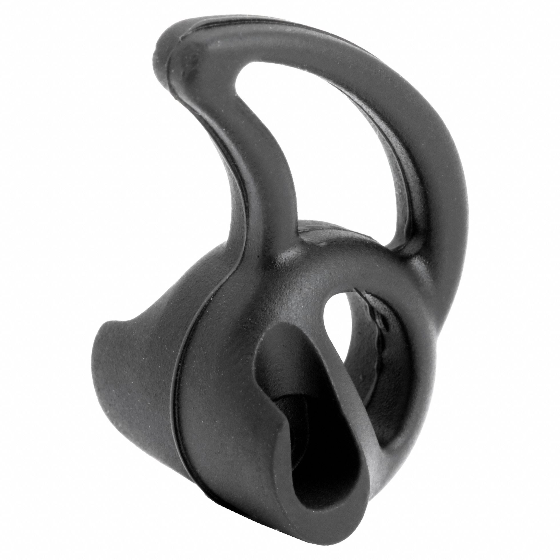 Ambidextrous Earmold: Fits Universal, Black, Medium, EP-FUA-MB