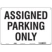 Assigned Parking Only Signs