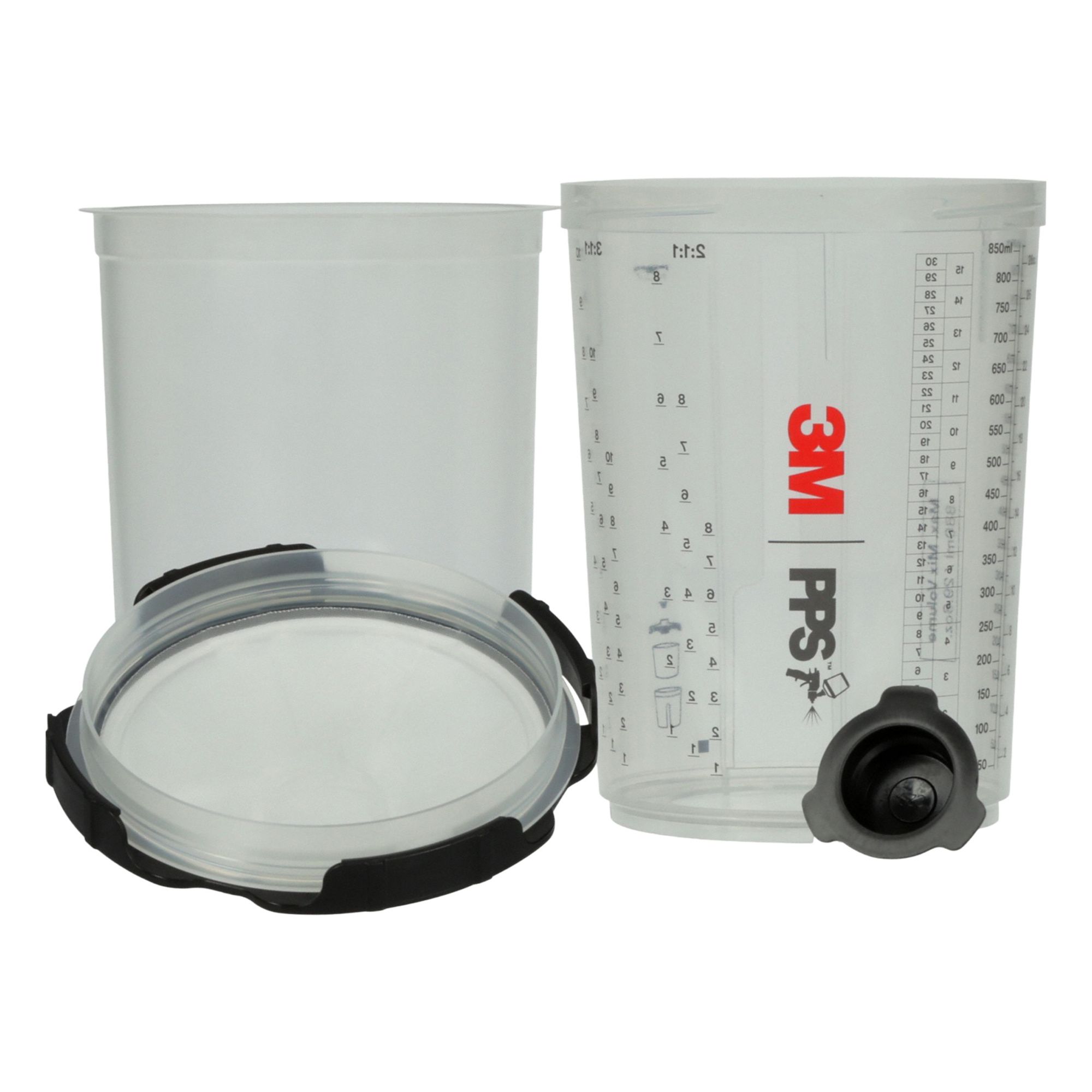 Spray Gun Cup Liner Kit: Spray Gun Cup Liner Kit, PPS, Spray Cup Systems, 28 fl oz Cup Size Use