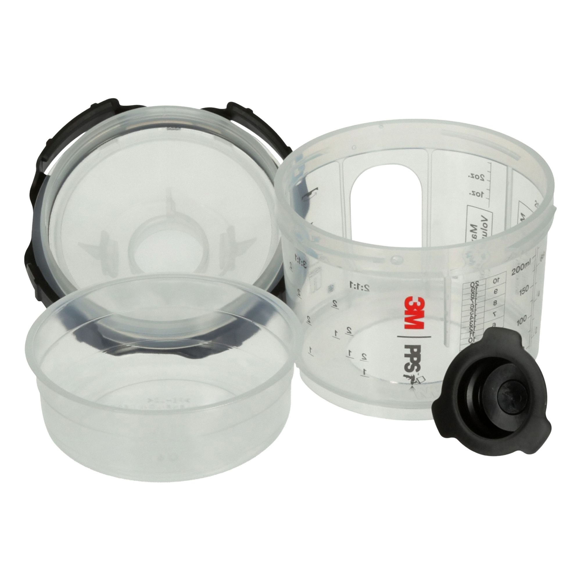 Spray Gun Cup Liner Kit: Spray Gun Cup Liner Kit, PPS, Spray Cup Systems, 6.8 fl oz Cup Size Use