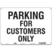 Parking For Customers Only Signs