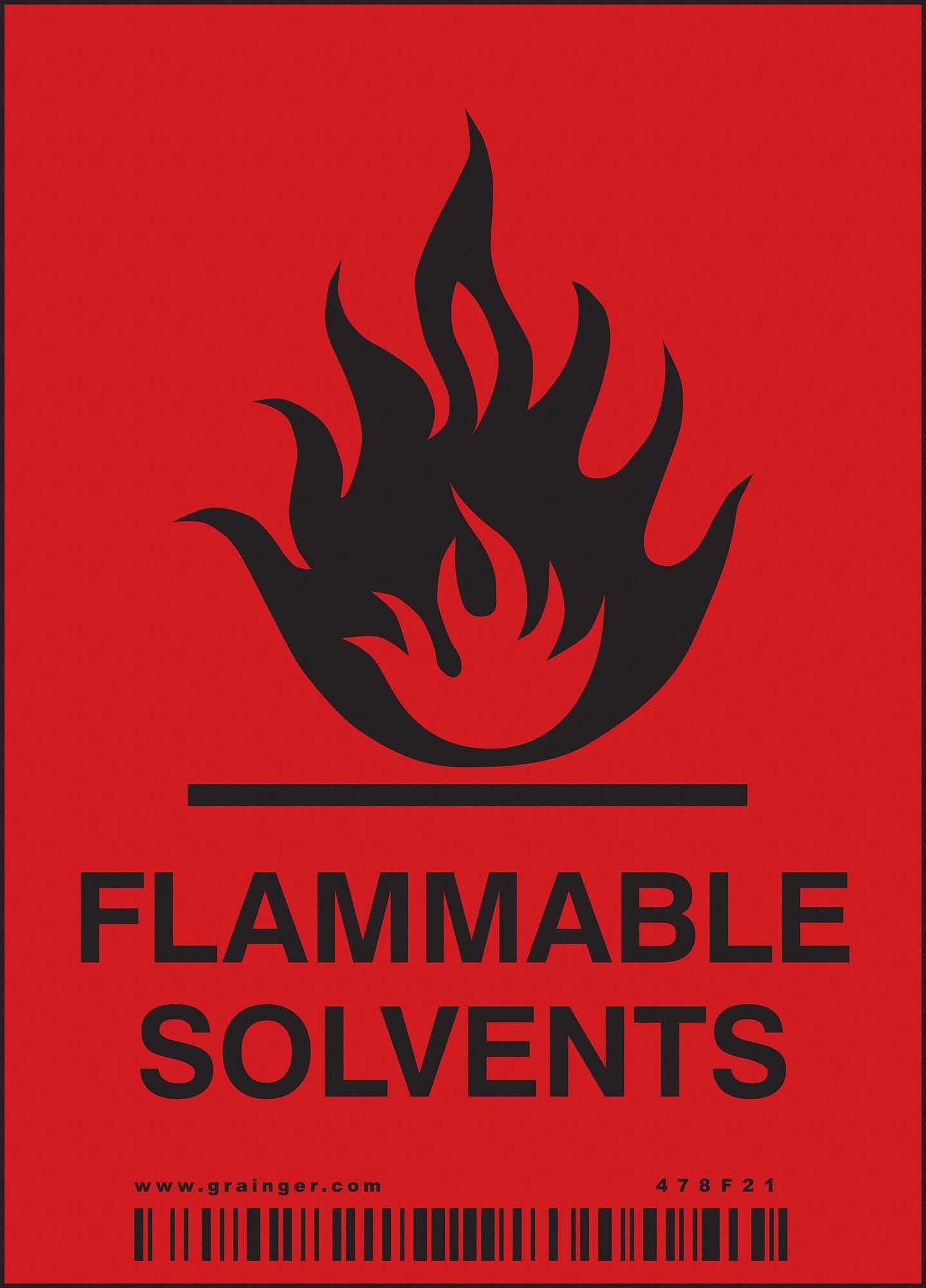 Safety Sign, 4in x 2.875in, Vinyl, PK25