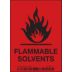 Flammable Solvents Signs