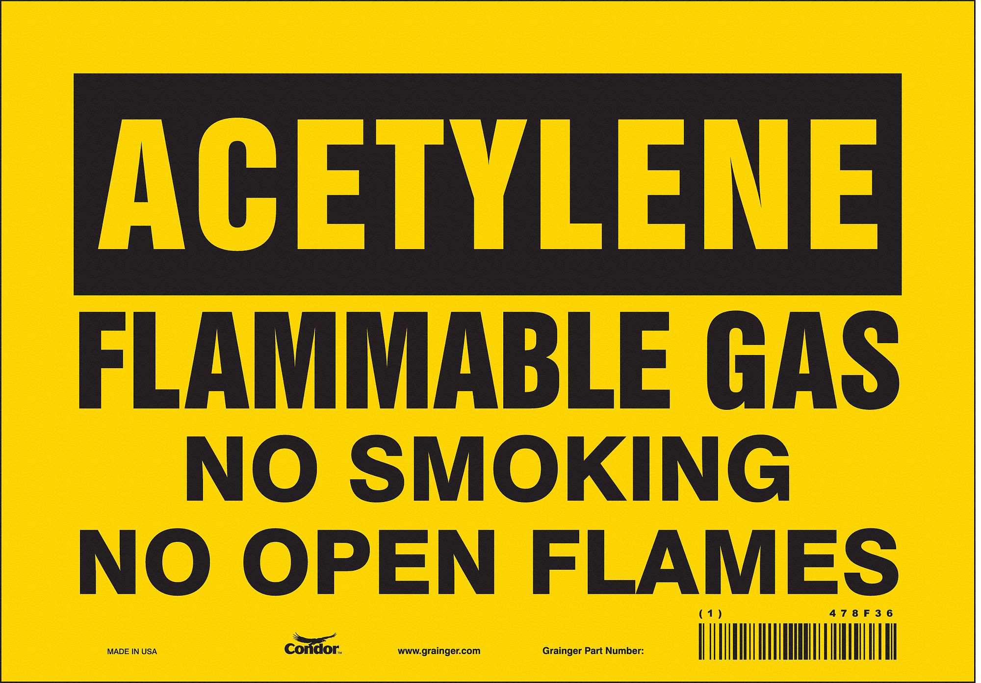 Safety Sign: Vinyl, Adhesive Sign Mounting, 7 in x 10 in Nominal Sign Size, Not Retroreflective