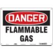 Danger: Flammable Gas Signs