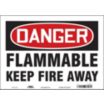 Danger: Flammable Keep Fire Away Signs