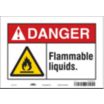 Danger: Flammable Liquids. Signs