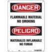 Danger/Peligro: Flammable Material No Smoking/Materiales Inflamable No Fumar Signs