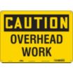 Caution: Overhead Work Signs