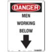 Danger: Men Working Below Signs