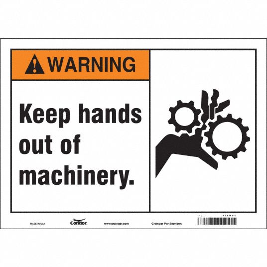 Vinyl, Adhesive Sign Mounting, Safety Sign - 478W51|478W51 - Grainger