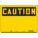 SAFETY SIGN, POLYETHYLENE, MOUNTING HOLES, 10 IN X 14 IN NOMINAL SIGN SIZE, YELLOW